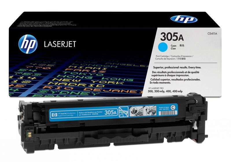 HP 305A ciánkék toner (CE411A) eredeti