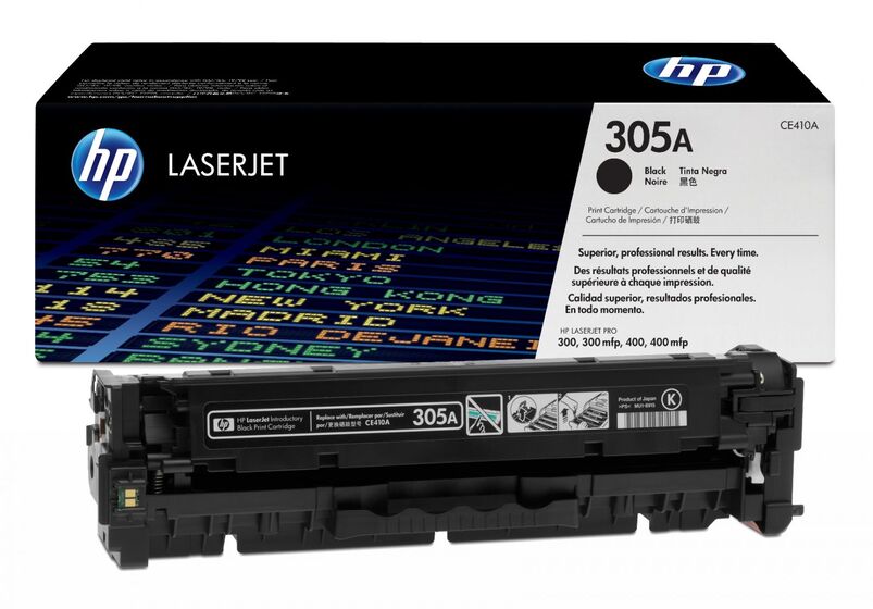 HP 305A fekete toner (CE410A) eredeti