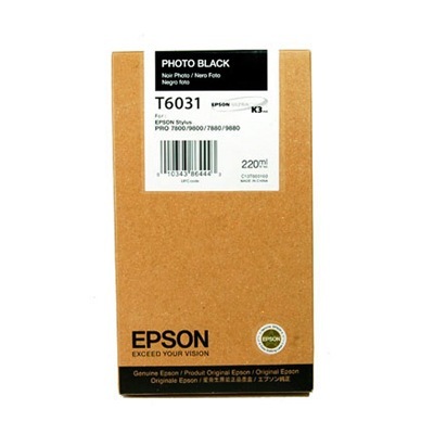 Eredeti Epson T603 foto-fekete patron
