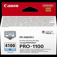 Canon PFI-4100PC foto ciánkék patron (6781C001) eredeti