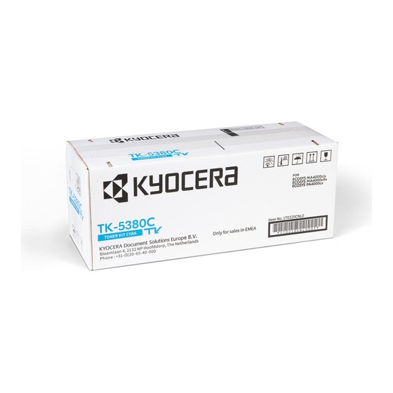 Kyocera TK-5380C ciánkék toner (1T02Z0CNL0) eredeti
