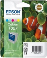 Eredeti Epson C13T027401 színes patron